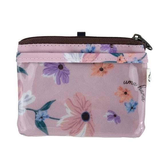 Waterproof Floral Coin Purse & Card Pouch Holder - Picture 2 of 11